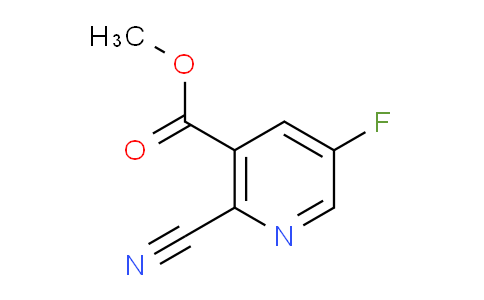 CAS No. 1356110-37-6, Methyl 2-cyano-5-fluoronicotinate