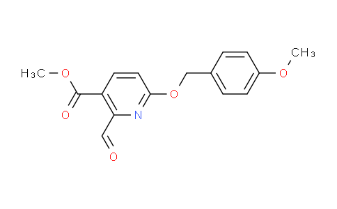 CAS No. 1708251-21-1, Methyl 2-formyl-6-((4-methoxybenzyl)oxy)nicotinate