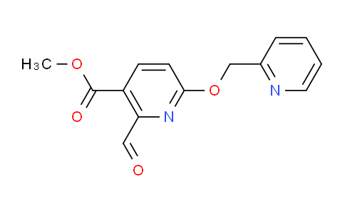 CAS No. 1779125-36-8, Methyl 2-formyl-6-(pyridin-2-ylmethoxy)nicotinate
