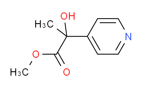 CAS No. 1249538-66-6, Methyl 2-hydroxy-2-(pyridin-4-yl)propanoate