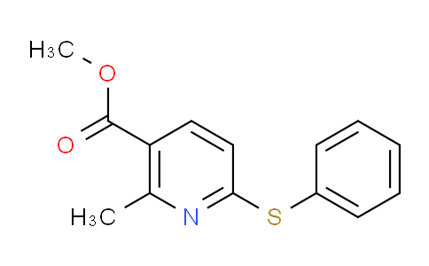 CAS No. 1355172-21-2, Methyl 2-methyl-6-(phenylthio)nicotinate
