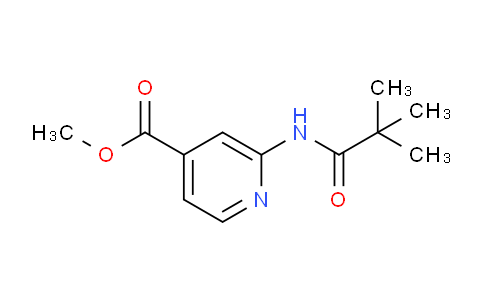CAS No. 470463-38-8, Methyl 2-pivalamidoisonicotinate