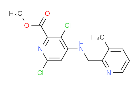 CAS No. 1259329-30-0, Methyl 3,6-dichloro-4-(((3-methylpyridin-2-yl)methyl)amino)picolinate