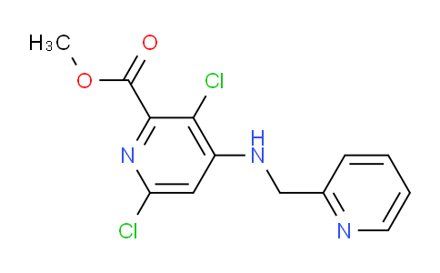CAS No. 1259329-41-3, Methyl 3,6-dichloro-4-((pyridin-2-ylmethyl)amino)picolinate