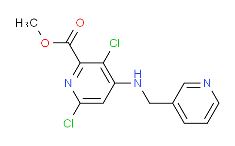 CAS No. 1259329-54-8, Methyl 3,6-dichloro-4-((pyridin-3-ylmethyl)amino)picolinate