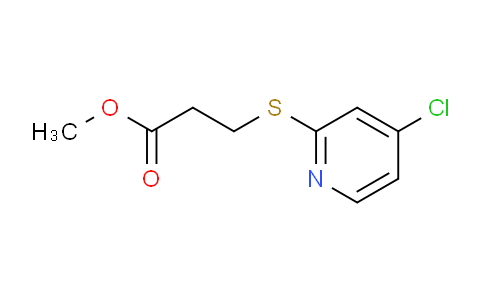CAS No. 1346707-73-0, Methyl 3-((4-chloropyridin-2-yl)thio)propanoate