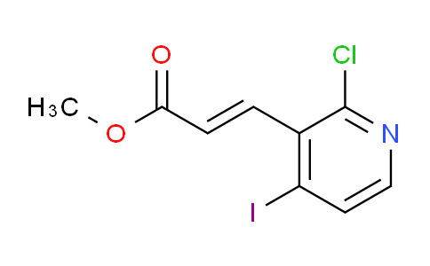 CAS No. 1142191-73-8, Methyl 3-(2-chloro-4-iodopyridin-3-yl)acrylate