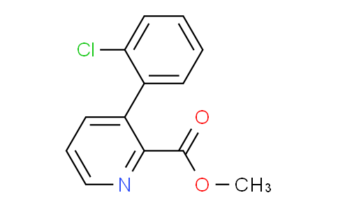 CAS No. 1344688-10-3, Methyl 3-(2-chlorophenyl)picolinate