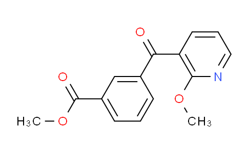 CAS No. 898785-83-6, Methyl 3-(2-methoxynicotinoyl)benzoate