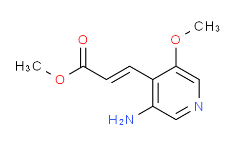 CAS No. 1045858-57-8, Methyl 3-(3-amino-5-methoxypyridin-4-yl)acrylate