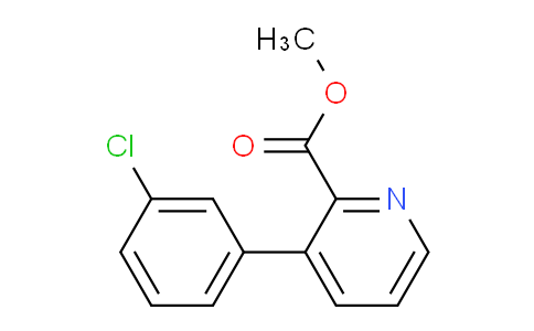 CAS No. 1344687-79-1, Methyl 3-(3-chlorophenyl)picolinate