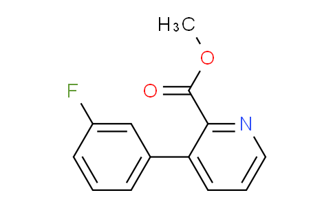 CAS No. 1344701-51-4, Methyl 3-(3-fluorophenyl)picolinate