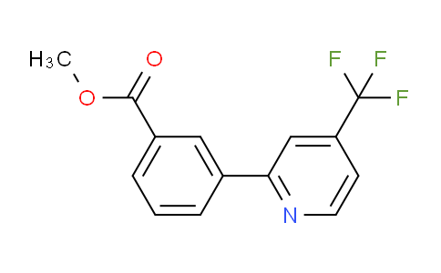 CAS No. 1299607-42-3, Methyl 3-(4-(trifluoromethyl)pyridin-2-yl)benzoate