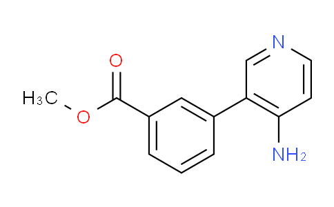 CAS No. 1258608-59-1, Methyl 3-(4-aminopyridin-3-yl)benzoate