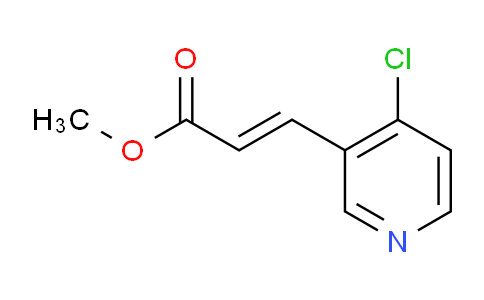 CAS No. 1228670-06-1, Methyl 3-(4-chloropyridin-3-yl)acrylate
