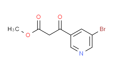 CAS No. 205985-97-3, Methyl 3-(5-bromopyridin-3-yl)-3-oxopropanoate