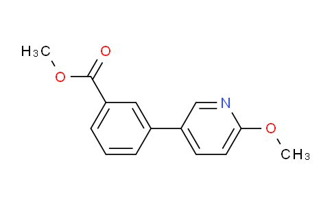 CAS No. 893736-60-2, Methyl 3-(6-methoxypyridin-3-yl)benzoate