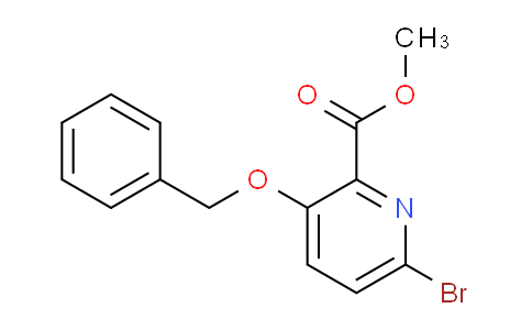 CAS No. 1235142-25-2, Methyl 3-(benzyloxy)-6-bromopicolinate