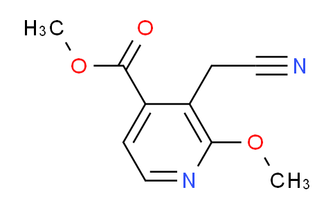CAS No. 1159511-17-7, Methyl 3-(cyanomethyl)-2-methoxyisonicotinate