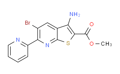 DY662413 | 1092352-72-1 | Methyl 3-amino-5-bromo-6-(pyridin-2-yl)thieno[2,3-b]pyridine-2-carboxylate