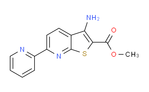 CAS No. 921135-52-6, Methyl 3-amino-6-(pyridin-2-yl)thieno[2,3-b]pyridine-2-carboxylate