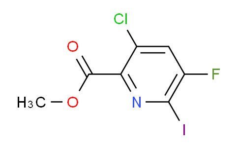 CAS No. 514798-20-0, Methyl 3-chloro-5-fluoro-6-iodopicolinate