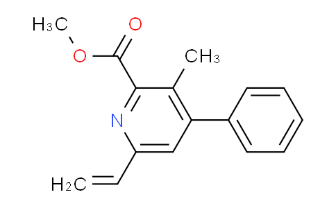 CAS No. 64034-94-2, Methyl 3-methyl-4-phenyl-6-vinylpicolinate
