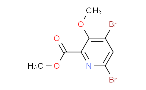 CAS No. 350602-03-8, Methyl 4,6-dibromo-3-methoxypicolinate