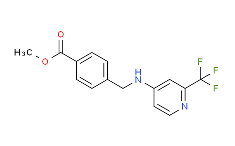 CAS No. 1210908-22-7, Methyl 4-(((2-(trifluoromethyl)pyridin-4-yl)amino)methyl)benzoate