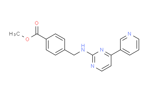 CAS No. 849235-67-2, Methyl 4-(((4-(pyridin-3-yl)pyrimidin-2-yl)amino)methyl)benzoate