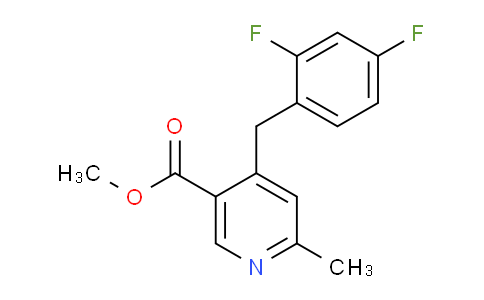 CAS No. 226718-27-0, Methyl 4-(2,4-difluorobenzyl)-6-methylnicotinate