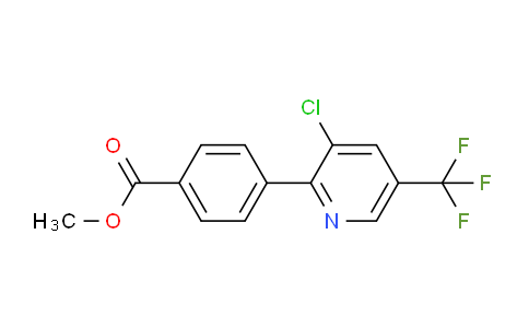 CAS No. 885949-65-5, Methyl 4-(3-chloro-5-(trifluoromethyl)pyridin-2-yl)benzoate