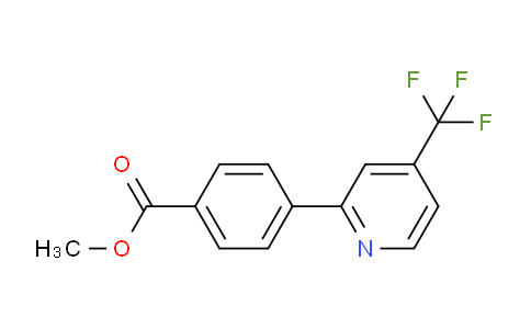 CAS No. 1299607-44-5, Methyl 4-(4-(trifluoromethyl)pyridin-2-yl)benzoate