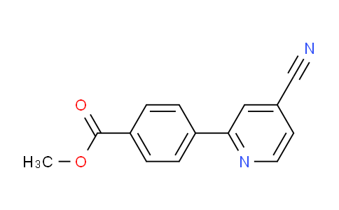 CAS No. 886361-52-0, Methyl 4-(4-cyanopyridin-2-yl)benzoate