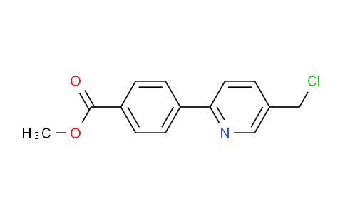 CAS No. 886361-50-8, Methyl 4-(5-(chloromethyl)pyridin-2-yl)benzoate