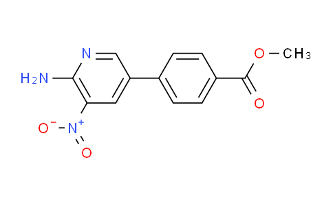 CAS No. 1206523-75-2, Methyl 4-(6-amino-5-nitropyridin-3-yl)benzoate