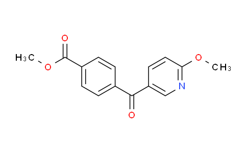 CAS No. 898786-08-8, Methyl 4-(6-methoxynicotinoyl)benzoate