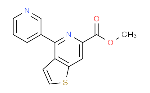 CAS No. 1344692-76-7, Methyl 4-(pyridin-3-yl)thieno[3,2-c]pyridine-6-carboxylate