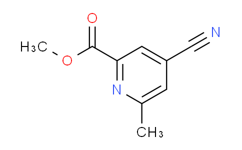 CAS No. 1206249-37-7, Methyl 4-cyano-6-methylpicolinate