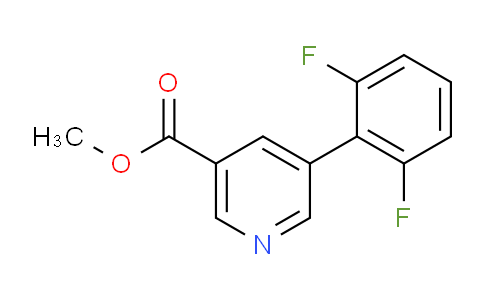 CAS No. 1229626-86-1, Methyl 5-(2,6-difluorophenyl)nicotinate