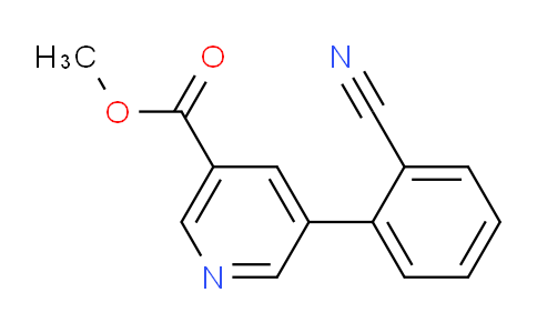 CAS No. 1346691-50-6, Methyl 5-(2-cyanophenyl)nicotinate