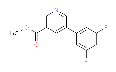 CAS No. 1346691-75-5, Methyl 5-(3,5-difluorophenyl)nicotinate