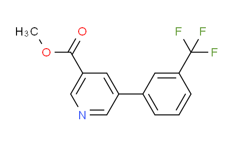 CAS No. 893734-85-5, Methyl 5-(3-(trifluoromethyl)phenyl)nicotinate