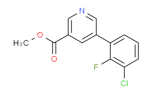CAS No. 1346692-04-3, Methyl 5-(3-chloro-2-fluorophenyl)nicotinate