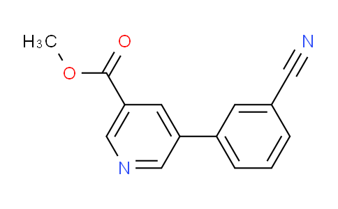 CAS No. 893735-12-1, Methyl 5-(3-cyanophenyl)nicotinate
