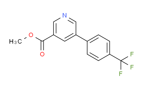 CAS No. 893734-81-1, Methyl 5-(4-(trifluoromethyl)phenyl)nicotinate