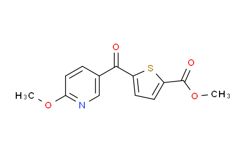 MC662602 | 898786-20-4 | Methyl 5-(6-methoxynicotinoyl) thiophene-2-carboxylate