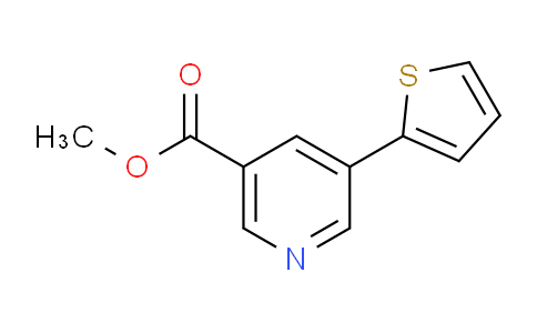 CAS No. 893735-01-8, Methyl 5-(thiophen-2-yl)nicotinate