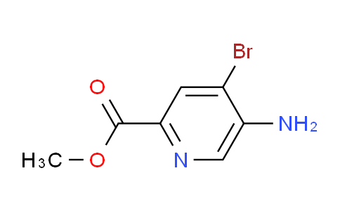 CAS No. 870100-07-5, Methyl 5-amino-4-bromopicolinate