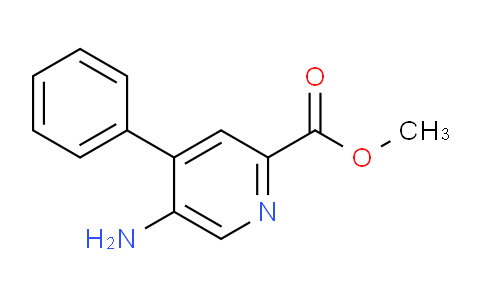 CAS No. 1443289-94-8, Methyl 5-amino-4-phenylpicolinate